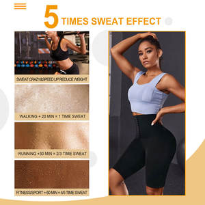 Nouveaux shorts <span class=keywords><strong>de</strong></span> sauna pour femmes Compression Leggings <span class=keywords><strong>de</strong></span> fitness sans couture Fat Burning Colombian Waist <span class=keywords><strong>coach</strong></span> Spandex Corset. - Product Image 2