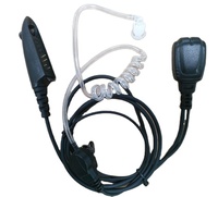 E73U-M5 Vente en gros usine Micro-casque à tube acoustique avec transducteur dynamique pour radio bidirectionnelle, cordon de 100 cm pour Motorola GP328 GP329 GP338 GP339