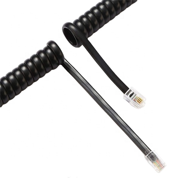High-Speed Telephone Cords 2/4/6/8 Core Rj9 Rj11 0.5 Flat 2 Pair Telephone Cable Pvc 1M-2M 3M 50M Rj45 Cat6 landline phone cable