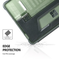 Étui pour tablette de qualité militaire pour Microsoft Surface Pro 12, résistant aux chocs