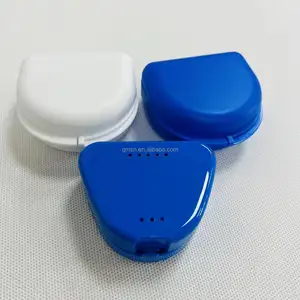 Kunststoff-Zahn prothesen box Prothesen kasten Munds chale Aufbewahrung sbox für Prothesen