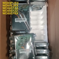 Disque dur NAS WD80EFAX 8 To, 3,5 pouces, SATA 6 Gbit/s, 5400 tr/min, 256 Mo de cache pour le stockage en réseau, le partage de fichiers, la sauvegarde et les systèmes de serveurs domestiques