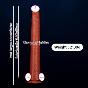 유럽계 미국인용 초대형 초장형 부드러운 합성 방수 대형 페니스 여성 자위용품 남성용 딥 - Product Image 6