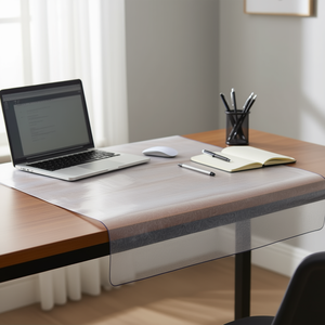 Tapete de Escritorio de Plástico Transparente de 36 x 60 Pulgadas, 1.5 mm de Grosor, Impermeable, Fácil de Limpiar, Cubierta para Mesa de Oficina, Mesa de Noche, Cómoda - Product Image 2