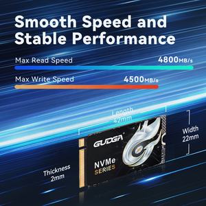 M.2 NVMe PCIe 4.0 X4 SSD 1TB 512GB SSD M.2 2242 PCIe disco rigido interno disco a stato solido SSD 512 256 - Product Image 2