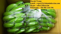 Banane Cavendish verte biologique variété de plantain frais WhatsApp + 84 981 144 196