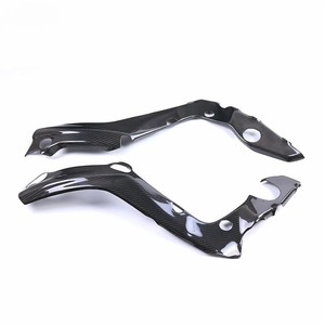 Protector de cubierta lateral de fibra de carbono seca 3K para BMW S1000RR M1000RR 2019-2022, protector de carenado de motocicleta, tejido brillante - Product Image 5