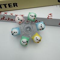Nouveau 2026 Keycap griffe de chat en silicone souple pour clavier mécanique, porte-clés, jouet de décompression gyroscopique pour doigts
