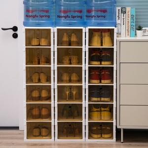 Mayi Box Portable Armoire En Plastique Placard Amovible Organizador De Zapatos Zapatero Placard Étagères Conceptions En Bois Antbox - Product Image 4