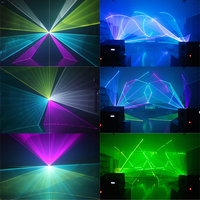 Projecteur laser AOPU étanche couleur pleine 20W, lumière laser DJ extérieure, animation laser pour scène, discothèque, mariage