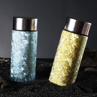 Desain Mini 200ml Cangkir Termos Vakum Titanium Murni Berlapis Ganda dengan Isolasi Termal 24-36 Jam Ramah Lingkungan & Portabel
