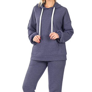 ชุดวอร์มผู้หญิงราคาสมเหตุสมผล แห้งเร็ว สไตล์สตรีทแวร์ ดีไซน์ใหม่ ขายส่ง รับผลิตตามแบบ สั่งทำแบรนด์ส่วนตัว ชุดวอร์มผู้หญิงแบบเรียบง่าย - Product Image 4