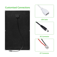 Panneau solaire personnalisé 5W 10W en PET ETFE, petit module photovoltaïque 5V 6V 9V pour système de surveillance IoT et chargeur