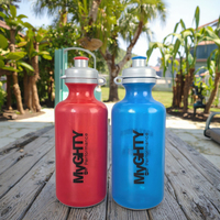 Bouteille de sport en plastique personnalisée sans BPA, à pression, pour Powerade, camping, vente chaude