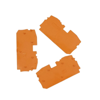 2016-1292 Nuovissima Piastra Finale e Intermedia Originale Tedesca in Stock, Spessore 1 mm, Tipo Snap-on Arancione 2016-1292