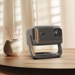 جهاز عرض منزلي صغير جديد محمول بدقة 4K و1080P عالي الوضوح مع تقنية LED <span class=keywords><strong>LCD</strong></span> وصوت ستيريو عالي الجودة للأجهزة الذكية التي تعمل بنظام أندرويد - Product Image 4