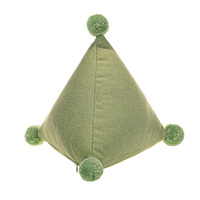 Coussin triangulaire amusant, coussins décoratifs mignons, oreillers en peluche, jouet en peluche, cadeaux de couleur bonbon pour enfants et amis