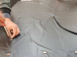 Pannello LED a <span class=keywords><strong>Fibra</strong></span> <span class=keywords><strong>Ottica</strong></span> Grande per Soffitto con Cielo Stellato, Magnetico, Finitura 120*120cm - Product Image 4