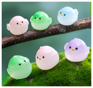 Groothandel Trend Kip Vogel Leeuwerik Beeldjes Diy Poppenhuis Kit Huis Tuin Aquarium Decoratie 3d Miniaturen Schattig Bad Bom Speelgoed - Product Image 6