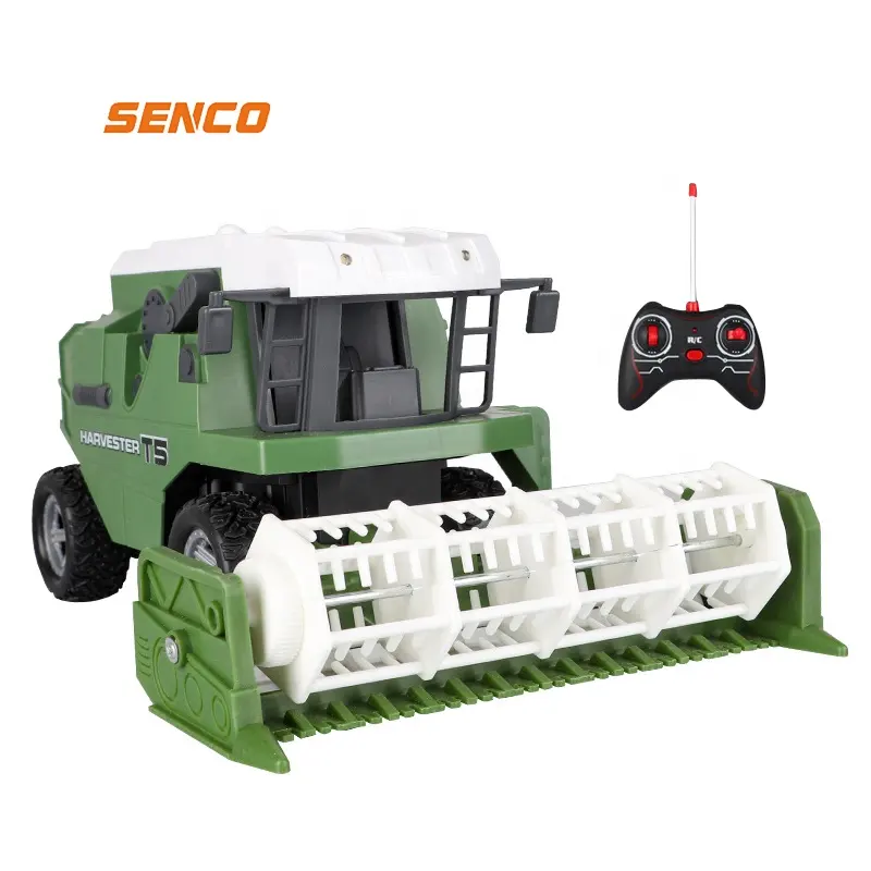 トラクターリモコンRCトラックミニトラクターおもちゃモデルRCエスコートRCトラック農業農場収穫おもちゃ