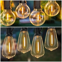 JXJT Dekor Solarlampe Außenlampe wasserdichte Laterne Garten-Dekorationsbeleuchtung Weihnachtsstring RGB Led-Lichttür Weihnachtsdekoration