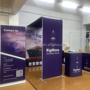Portable Tradeshow Booth Display Stand Modular Exhibition Booth Trade Show Booth Equipment With Custom Logo