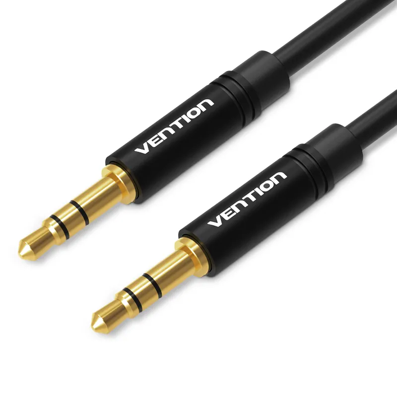 Vention 0.5m to 1.5m Audio Cable Gold Plated Male to Male 3.5mm High Quality Stereo Aux Cable for Computer Headphones Car