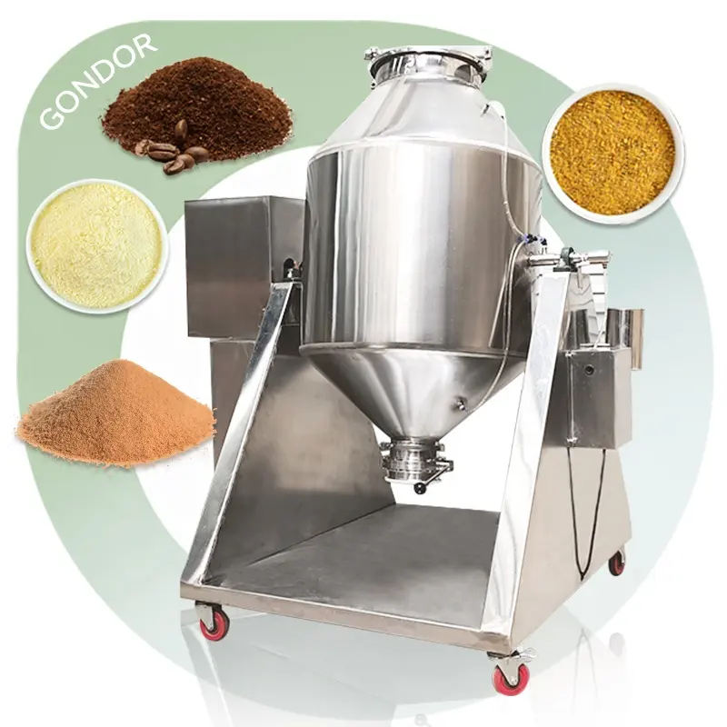 Cone Mixer Blend Additives Polymer pulver Vitamin Hot Premix Edelstahl Gewürz mischmasch ine 50 kg Lebensmittel