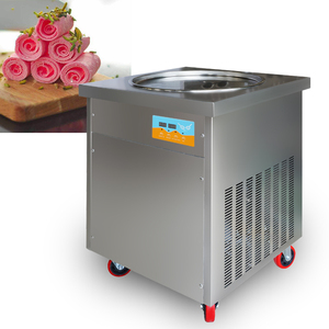 Tủ lạnh sữa chua kem cuộn thiết bị/maquina de Rollo de helado frito thương mại chiên Máy làm kem - Product Image 2