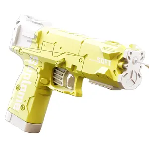 Grosir mainan tembakan paling kuat, permainan pistol air mainan musim panas plastik realistis mainan pistol air untuk anak-anak