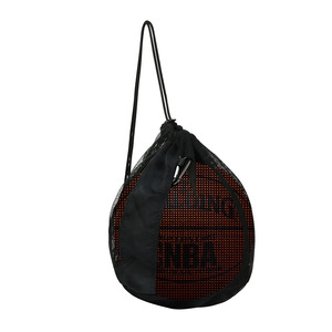 NBA Mesh <b>Drawstring</b> <b>Backpack</b> Ball Storage Bag Unisex Outdoor Sports Equipment Breathable Lightweight Design - Product Image 5