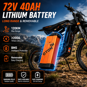 Moto tout-terrain de course hors route 72V 4000W SS-8.0 90km/h Moto électrique Chopper pour adultes - Product Image 5