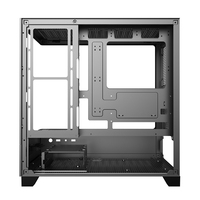 AntarcChill New Design Mid Tower MATX Pc Case Gaming Computer Case Micro Desk Casing Tempered Glass Computer Cabinet Chassis