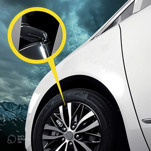 Tire Valve Caps Plastic Rubber American Style Tubeless <b>TPMS</b> Dust Covers One Gray One Black General Size OEM Customization - Product Image 1