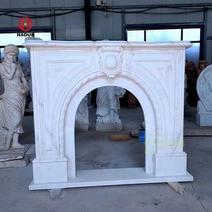 Ukiran tangan marmer alami dalam ruangan perapian batu Surround Mental - Product Image 6