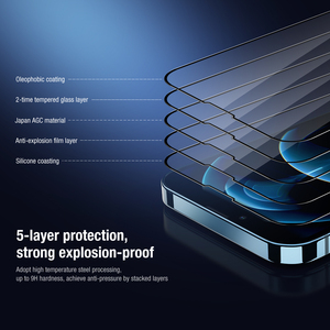 <span class=keywords><strong>Nillkin</strong></span> Protection d'écran en verre trempé HD 2 en 1 avec film protecteur pour appareil photo pour <span class=keywords><strong>iPhone</strong></span> 11 <span class=keywords><strong>12</strong></span> 13 <span class=keywords><strong>Pro</strong></span> <span class=keywords><strong>Max</strong></span> - Product Image 3