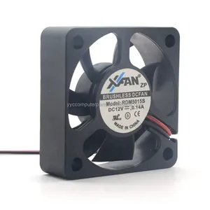 สำหรับ <span class=keywords><strong>xfan</strong></span> RDM5015S 12โวลต์0.14A 50*50*15มิลลิเมตร2PIN สำหรับ Samsung เครื่องเล่นดีวีดีพัดลมระบายความร้อนตัวประมวลผลพัดลมฮีทซิงค์สำหรับคอมพิวเตอร์ - Product Image 1