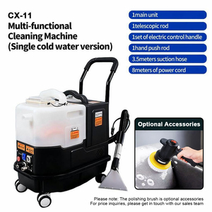 Máquina de Limpieza de Alfombras y Sofás Comerciales Eléctrica de Plástico CX-11, Extractor de Agua Fría 3 en 1 con Cable de 12 m, Nueva - Product Image 4