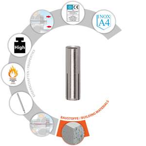 สารพิษในสิ่งยึดเหนี่ยว A4กระแทก M16x65มม. - Product Image 4