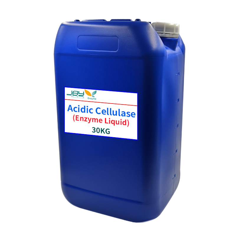 Acid cellulase chemical textile paper leather auxiliary agent fabric polishing enzyme high concentration acidic cellulase liquid