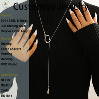 Collier fin en alliage 18 carats avec pendentif goutte d'eau minimaliste, breloques irrégulières et chaîne serpent carrée pour femme