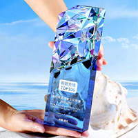 Nouveau Trophée en Cristal Haut de Gamme Personnalisé Écologique pour Réunions Annuelles, Prix d'Entreprise, Créatif, Élégant et Minimaliste