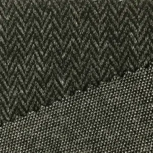 Rayon Polyester Rayon Spandex Jacquard Yarn Dye Herringbone Textile Stretch Fabric For Export
