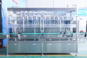 สายการผลิตบรรจุซอสมะเขือเทศ มายองเนส ฮัมมัส แบบอัตโนมัติเต็มรูปแบบ ควบคุมด้วย PLC ประสิทธิภาพสูง 4-12 หัวจ่าย - Product Image 2