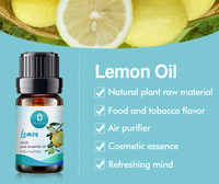 Huile d'aromathérapie huile de parfum de citron de qualité alimentaire pour les saveurs huile essentielle de citron de qualité cosmétique pour les soins de la peau et le détergent