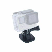 Logo/emballage personnalisés disponibles : Base de montage adhésive plate et incurvée pour casque, kit vélo pour GoPro Hero 13 12 Insta360 X4 DJI Action