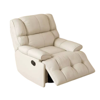 Sofá Cama Individual Extensible Moderno y Lujoso, Tapizado y Cómodo, Sofá Reclinable Convertible en Silla Mecedora