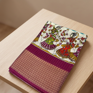 Exclusivo indio tradicional Dola Reoo Jari Saree elegante nupcial boda fiesta desgaste étnico Blusa con Kalamkari impreso Mujer - Product Image 3
