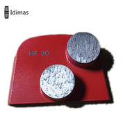 Disque abrasif à segments simples, super agressif, haute dureté, épaisseur 12 mm pour le meulage Lavina