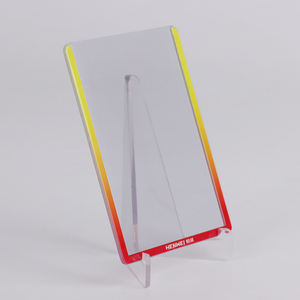 Dày nhựa TOP loader giao dịch chủ rõ ràng cứng nhắc Thẻ Tay Áo bóng chày Yugioh màu biên giới liền mạch Top loader - Product Image 6